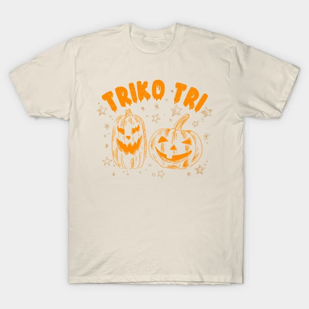 triko tri - halloween T-Shirt by verde